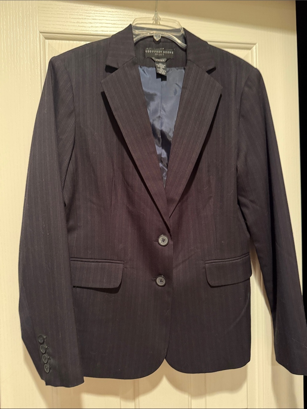 Geoffrey Beene Pinstripe Women's Blazer